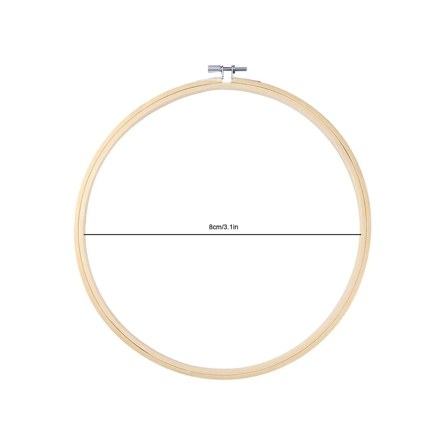 High-Quality Round Beech Wood Embroidery Hoops