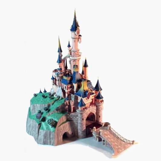 Sleeping Beauty Castle Paper Model