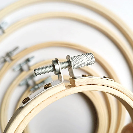 High-Quality Round Beech Wood Embroidery Hoops