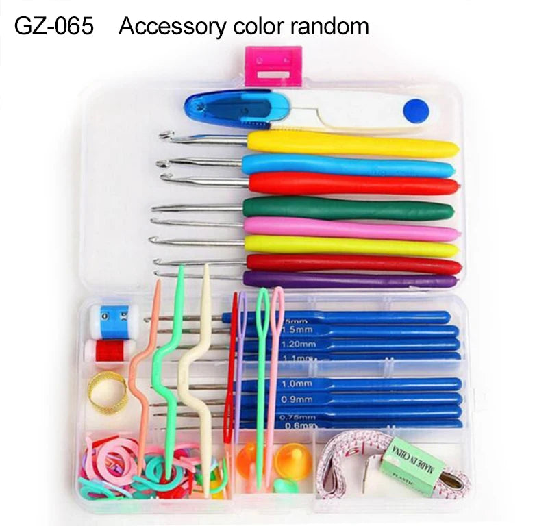 Crochet Hooks/Supplies with Case