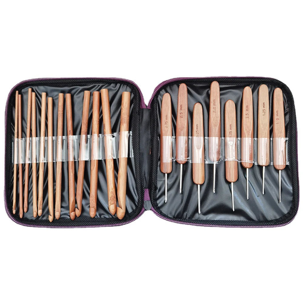 Crochet Hooks/Supplies with Case