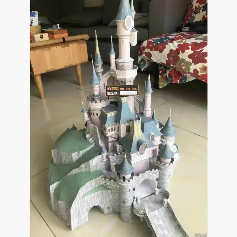 Sleeping Beauty Castle Paper Model